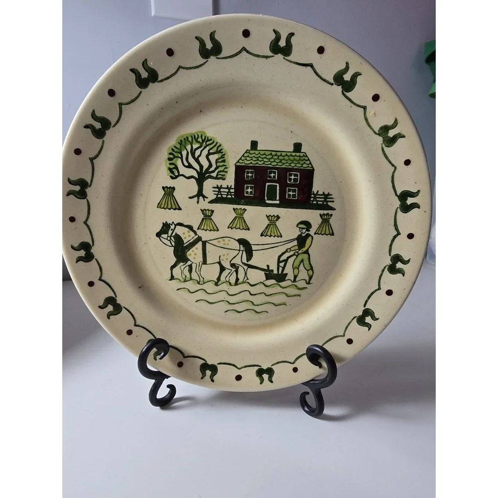 2 Set‎ Vintage HOMESTEAD PROVINICAL Metlox Dinner Plate 9 3/4